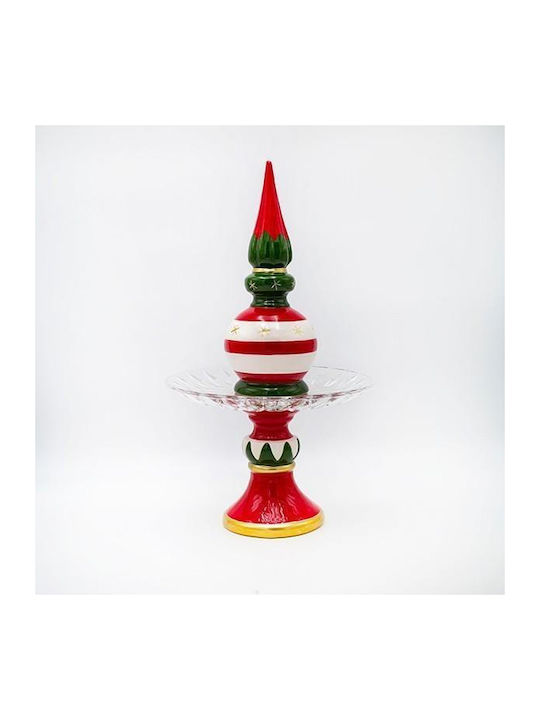 Πιατελα Candy Μπαλα Κωνος Διακοσμητικη 24x43cm Eurolamp 600-47028