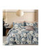 Beauty Home Athina Σετ Κουβερλί Υπέρδιπλο Γκρι 220x240cm