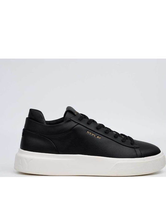 Replay Notting Double Herren Sneakers Schwarz