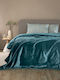Palamaiki Lucy Κουβέρτα Fleece Μονή 160x220εκ. Petrol