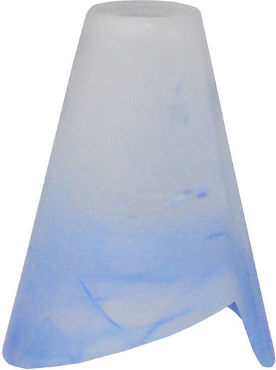 Lighting Glass Replacement E14 Blue 12.5x10.5x16.5cm Sinialo 2900568