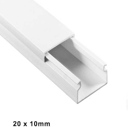 Selbstklebendes Kabelkanal 20x10mm Speedfix Stange 2m Länge