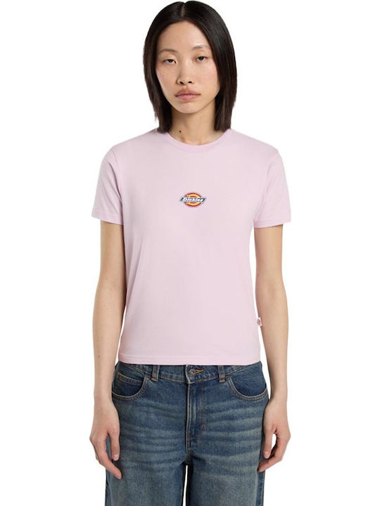 Dickies Maple Valley Γυναικείο T-shirt Ροζ