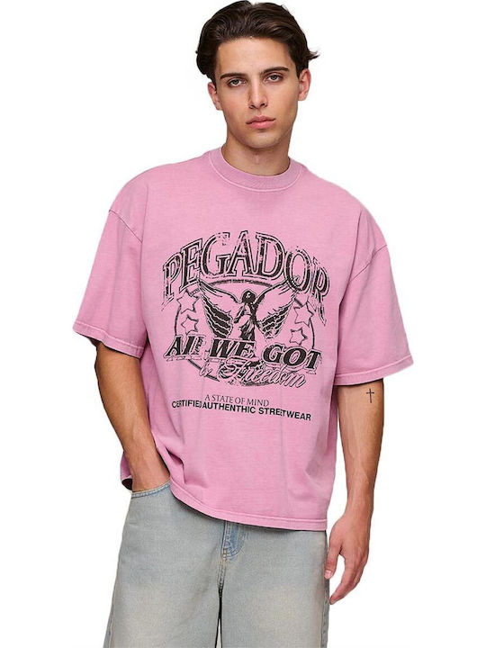 T-shirt Vintage Rust Pink