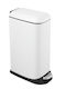 Vesta Inox Bathroom Basket Soft Close 12lt White