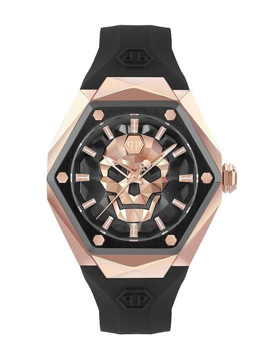 Philipp Plein Skull Ανδρικό Ρολόι Μπαταρίας με ...