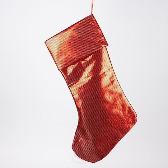 Christmas Decorative Fabric Red Socks W27cm