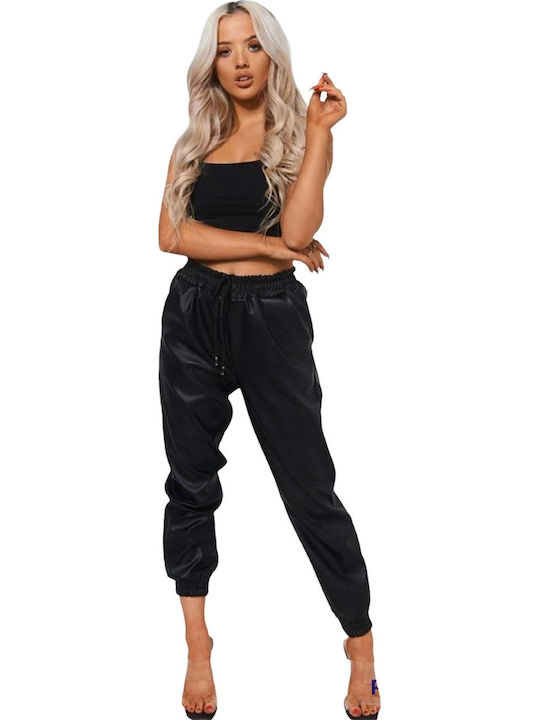 Woman's Fashion Women's Fabric Trousers Black