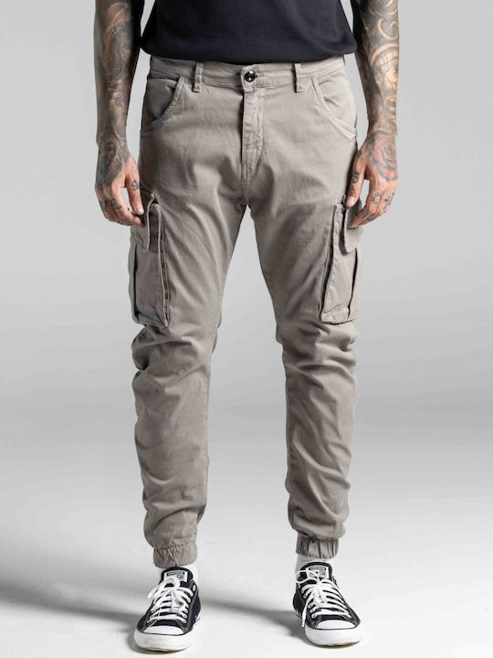 Pantalon De Blugi Pentru Bărbați Cu Fit Relaxed Gri