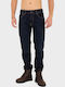 Carl Willo Ανδρικό Παντελόνι Τζιν Ελαστικό Loose Tapered Fit Mid Blue