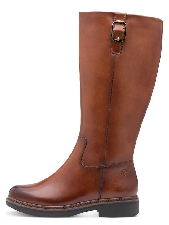 Leather Women's Boots Brown
