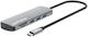 Manhattan USB-C Docking Station με HDMI 4K PD Ethernet Γκρι (190459)