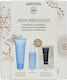 Apivita Aqua Beelicious Skin Care Set for Moisturizing & Facial Cleaning Lightweight Texture 3pcs