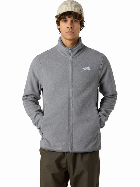 The North Face Glacier Ανδρική Ζακέτα Fleece Grey