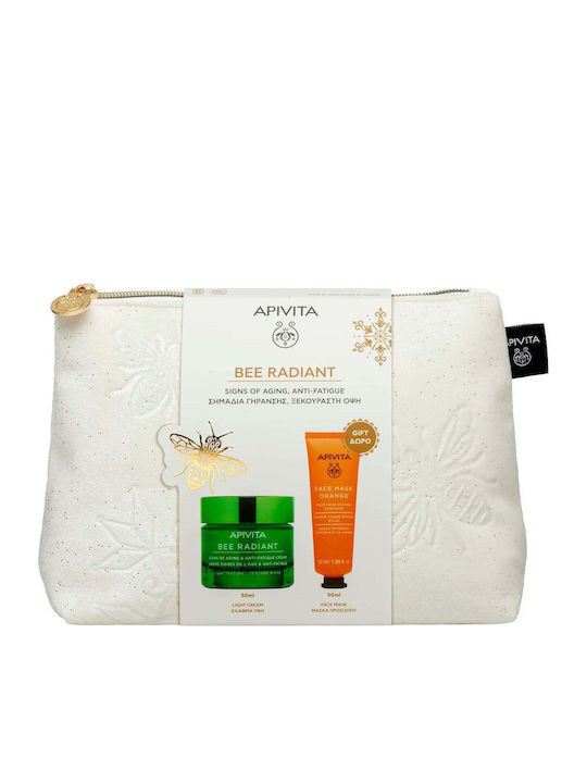 Apivita Bee Radiant Skin Care Set for Brightening Light 3pcs