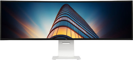 LG Monitor Curbat Ultrawide IPS HDR 49U950A-W 49" 5120x1440 144Hz cu Timp De Răspuns 5ms GTG