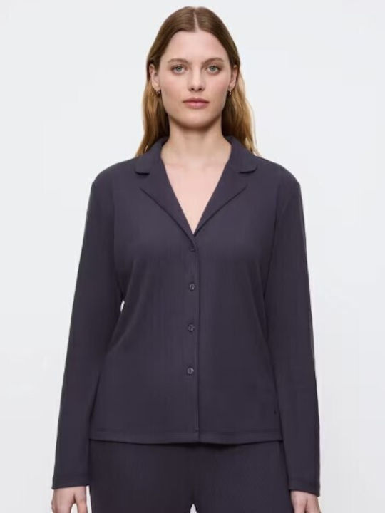 Triumph Winter Damen Pyjama-Oberteil Mελανι Mix & Match Lsl