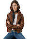 Women's Lifestyle Jacket for Winter Brown