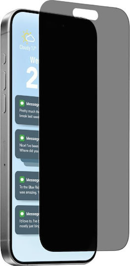 Puro 0.04mm Privacy Tempered Glass (iPhone 17 / 17 Pro / 16 Pro)