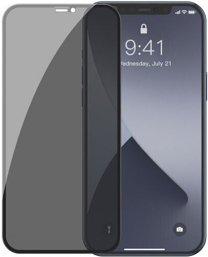 Privacy Full Face Tempered Glass Μαύρο (TCL 50 5G)