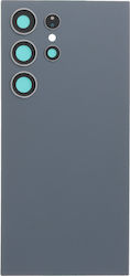 Καπάκι Battery Door + Battery Door Adhesive + Back Camera Lens Bezel Μαύρο Samsung Galaxy S24 Ultra