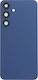 Battery Cover Battery Door + Battery Door Adhesive + Back Camera Lens Bezel Blue for Galaxy S25+