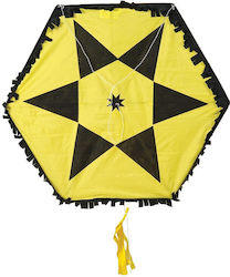 Lianos Hexagon Kite cu Coada & Sfoară 1buc