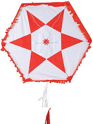 Lianos Hexagon Kite cu Coada & Sfoară 1buc