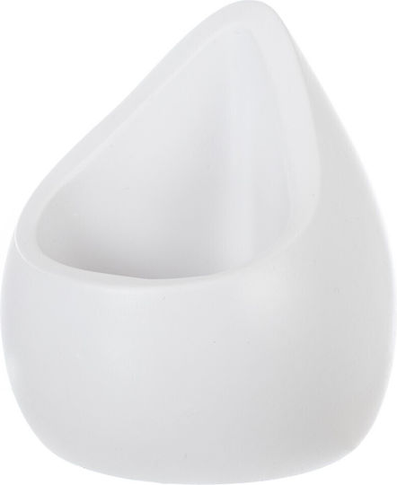 Keramisches Glasgefäß Weiß K925 9*10cm Weiß
