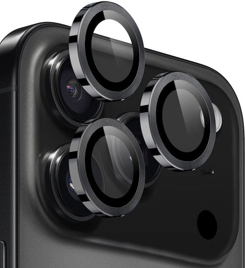 Northjo Camera Protection Tempered Glass Black for the Apple iPhone 17 Pro