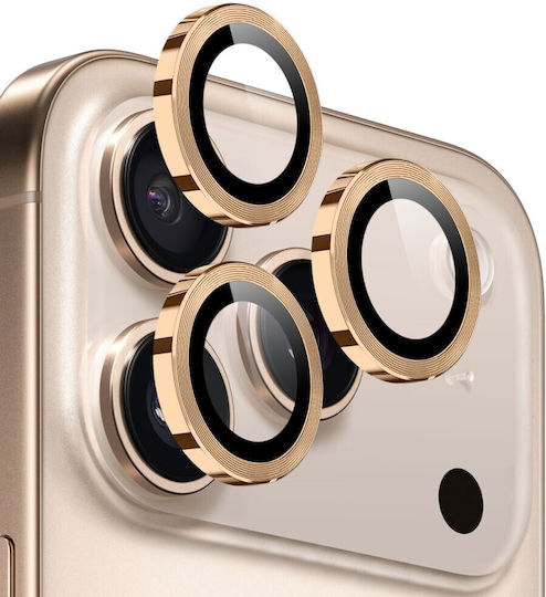 Northjo Camera Protection Tempered Glass Gold for the Apple iPhone 17 Pro