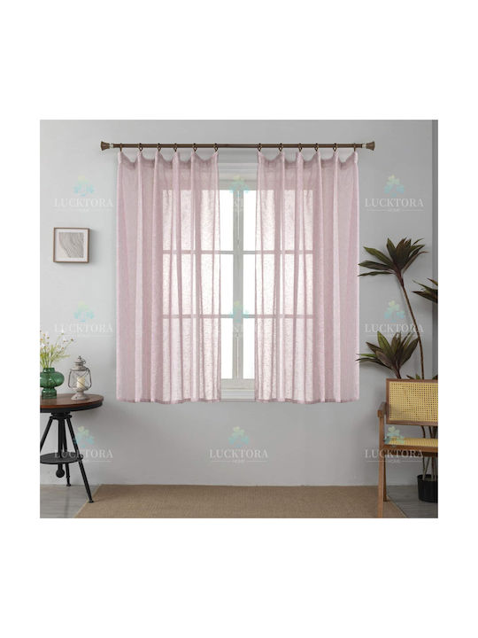 Lucktora Curtain with Pencil Pleat Pink LCT-9735 150x200cm