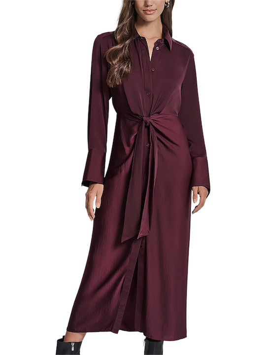 sachin and babi light blue dress Dkny Women's Long-sleeve Side-draped Evening Gown In Scarlet