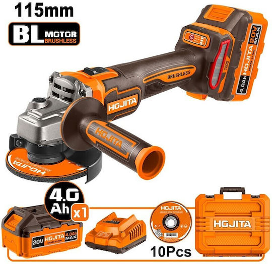 Hojita HJLAPM531E Τροχός 125mm Μπαταρίας Brushless 20V Solo