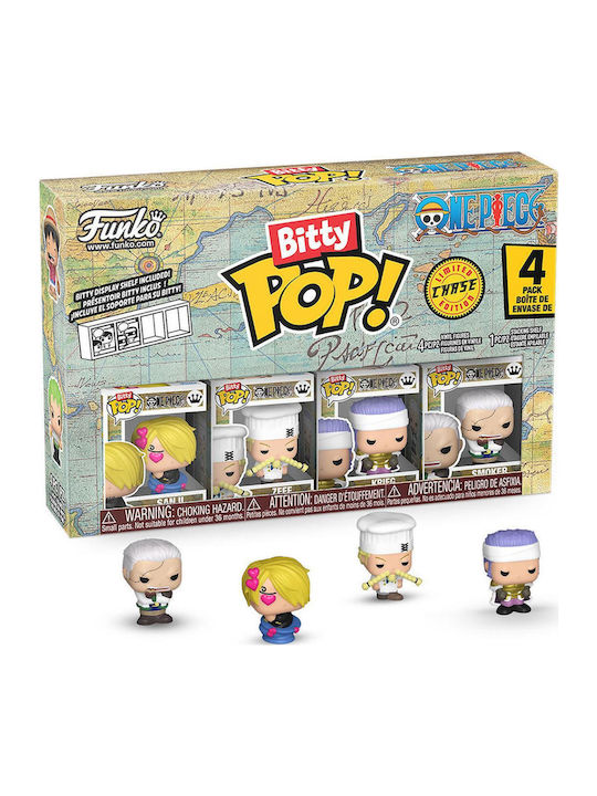 Funko Bitty Pop! Animation: One Piece Chase 4τμχ