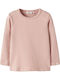 Kinderhemd Langarm Rosa