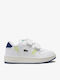T-clip Παιδικά Sneakers με Σκρατς Λευκά