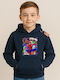 Kinder-Sweatshirt mit Kapuze Marineblau Spiderman