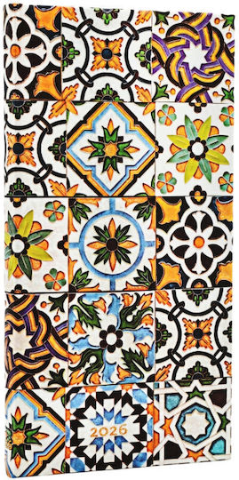 Agendă Săptămânală Paperblanks 2026 Slim Porto