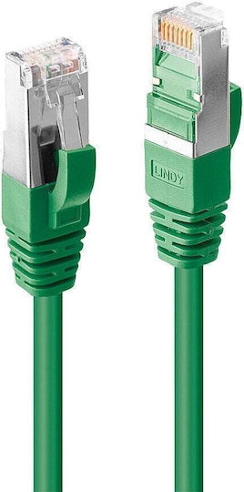 Lindy S/FTP Kat.6a Ethernet-Netzwerkkabel 15m Grün 1Stück