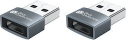 Good Connections USB-AD203-2 USB-A Männlich zu USB-C Männlich