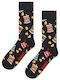 Happy Socks Ανδρικές Κάλτσες με Σχέδια Μαύρες
