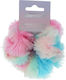 Γούνινο Scrunchie Πολύχρωμο 11cm
