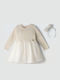 Children's Dress Long Sleeve Tulle Ecru