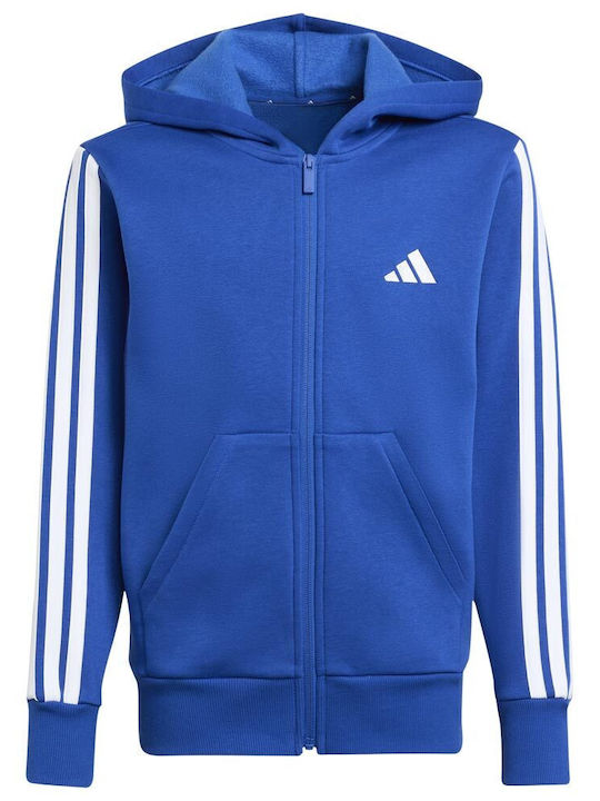 adidas Fleece Kids Sweatshirt Cardigan With Hoo...