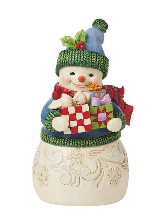 Enesco Unwrap Joy Schneemann Arme Voll Geschenke 21,5 Cm