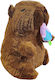 Mohicans Black Line Plush Capybara with Strawberry 25 cm