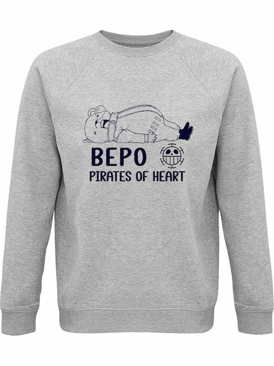 Unisex Organic Cotton Sweatshirt Bepo Pirates H...