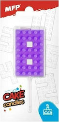 Κερί Τούρτας Mfp Paper Αριθμός 8 Μοβ 8800106