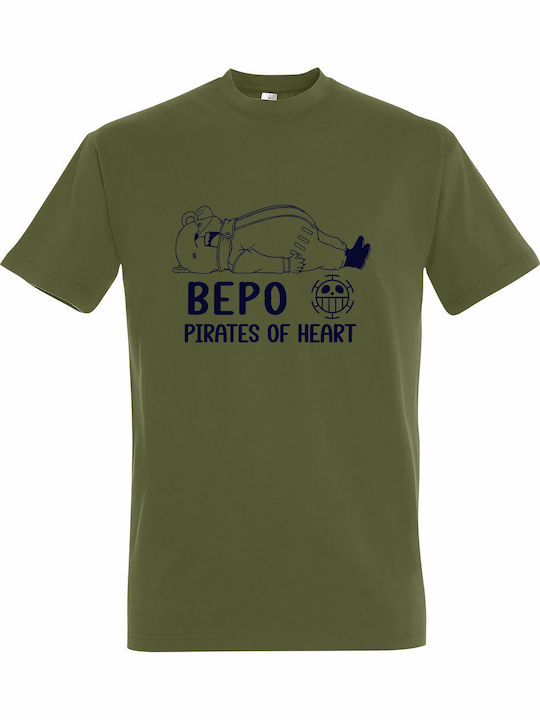 Unisex T-shirt "Bepo Pirates Heart Ein Stück An...
